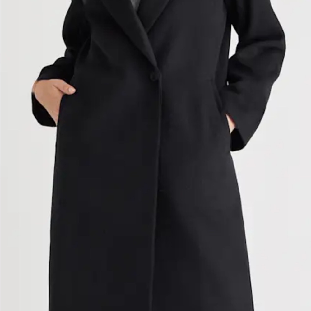 Quince Italian Wool Classic Single-Breasted Coat, BNWT Size S - Picture 6 of 6